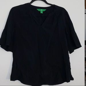 H&M-Soft Black Blouse